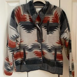 Altered state Aztec button up medium